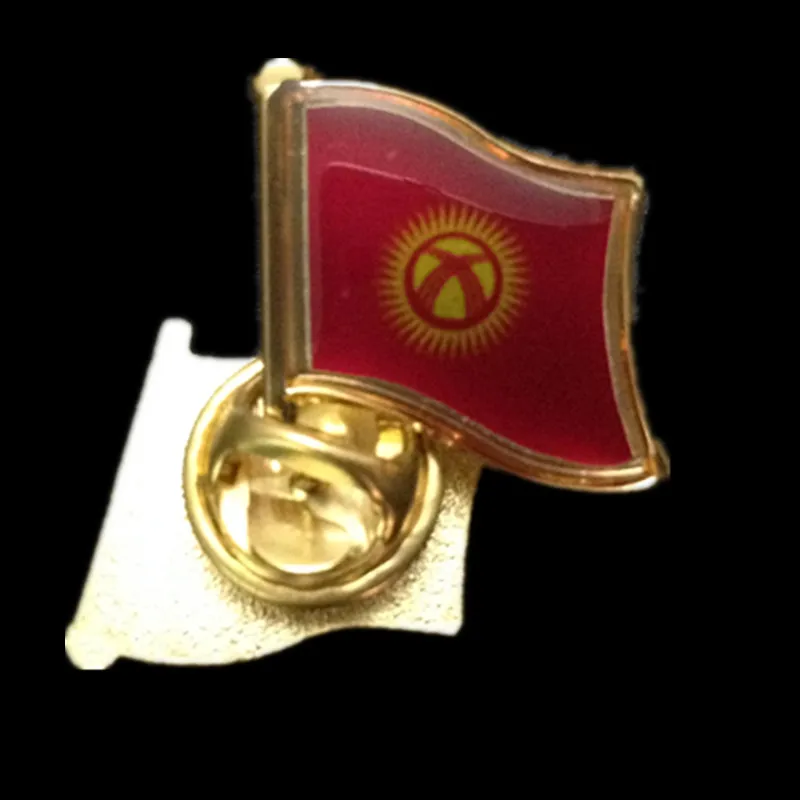 The kyrgyzstan Flag Lapel Pins.Medal of army badge commemorative coin Free shipping 10pcs/lot | Дом и сад
