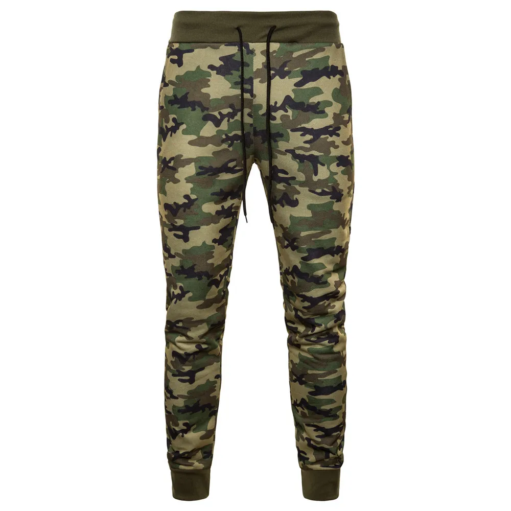 Мужские камуфляжные модные повседневные штаны большого размера дышащие
