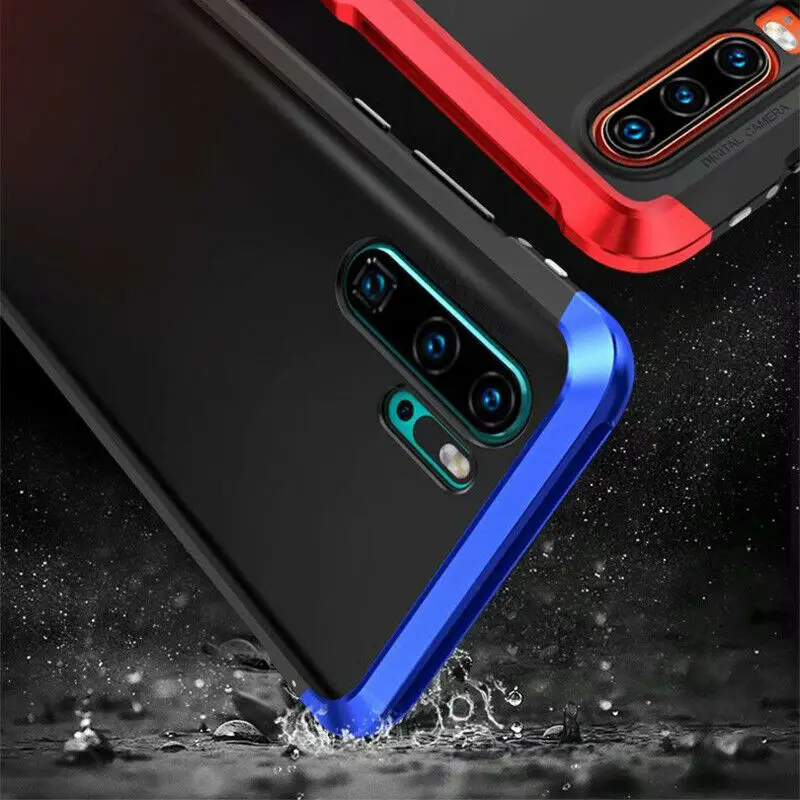 Для Huawei P30 Pro чехол Роскошный Матовый Жесткий ПК Гибридный Алюминиевый