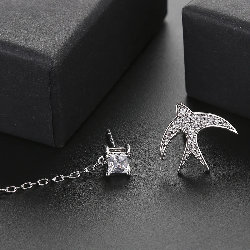 Милые Роскошные блестящие серьги-подвески в виде животных GAOLA с микрозакрепкой