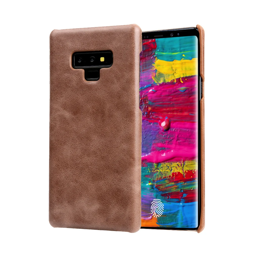 Для samsung Galaxy Note 9 чехол роскошный чехол из натуральной кожи для samsung Note 9 Модный чехол из воловьей кожи для Galaxy Note9