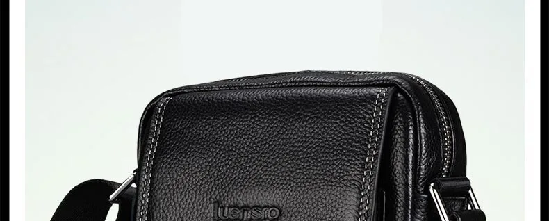 LUENSRO мужские сумки из натуральной кожи, мини мужские сумки из воловьей кожи с клапаном, повседневные мужские сумки через плечо, мужские кожаные сумки-мессенджеры, маленькие