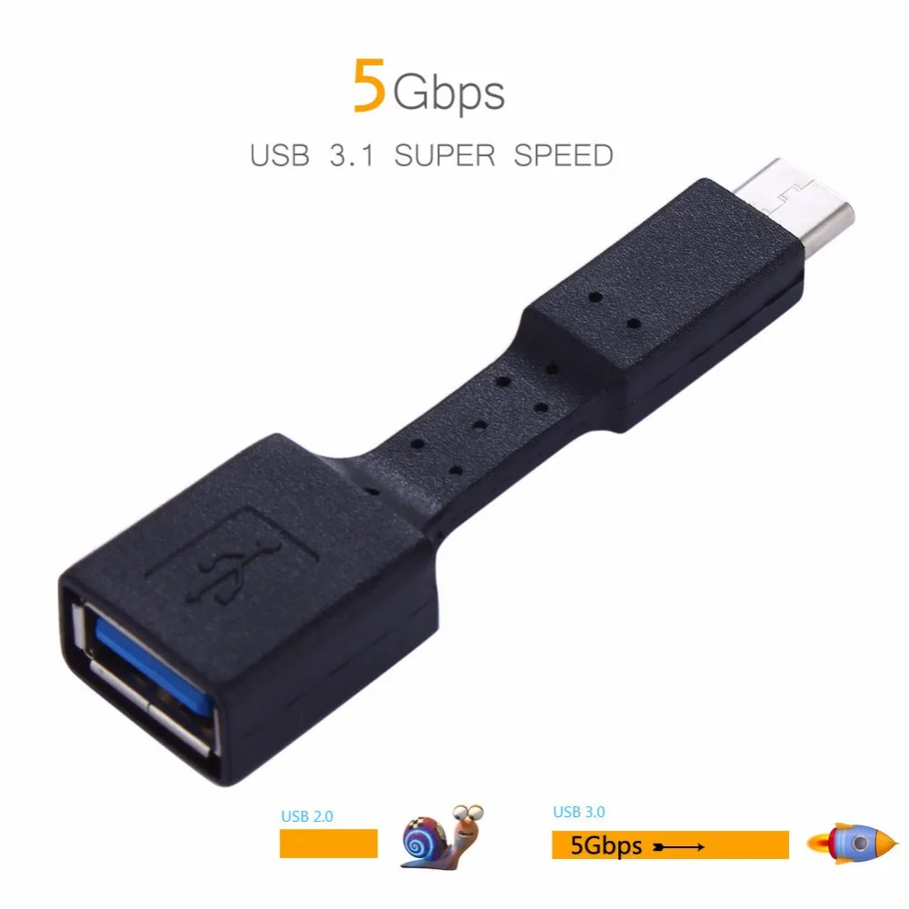 USB-C 3.1 Type C Male to USB 3.0 Cable Adapter OTG Data Sync Charger Charging For Samsung S8 Plus | Электроника