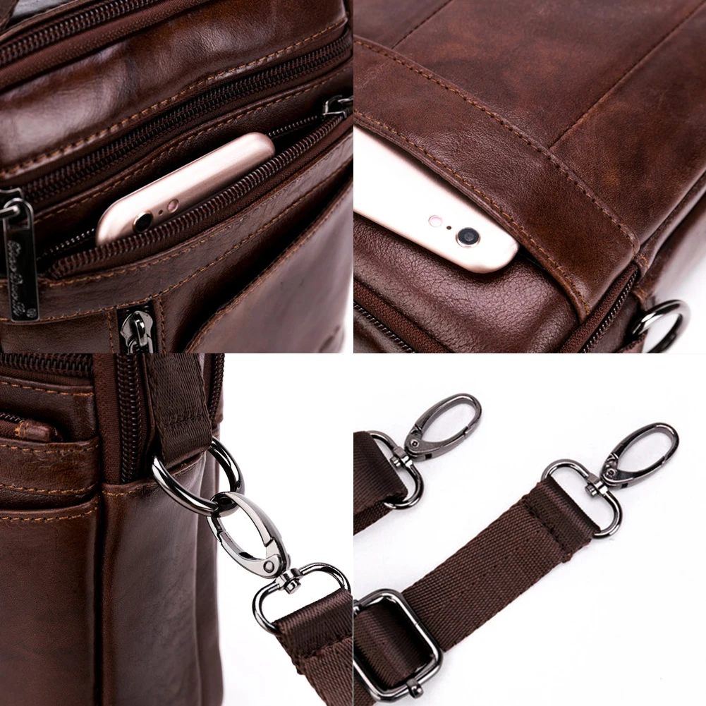 Модная Повседневная деловая сумка-мессенджер Мужская портативная офисная