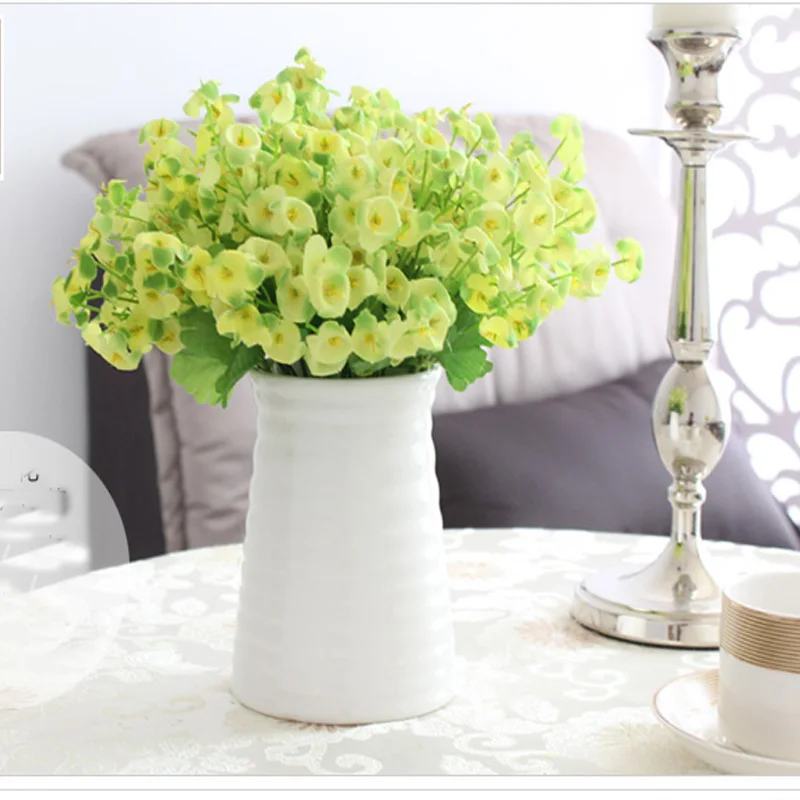 Красивый искусственный шелк Клевер колокольчик 60 цветок с головками DIY домашний