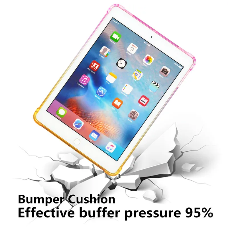 Wekays постепенное изменение ТПУ силиконовый чехол для iPad Mini 4 разноцветный