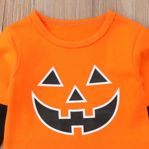 Нарядное платье на Хэллоуин для новорожденных мальчиков и девочек костюм