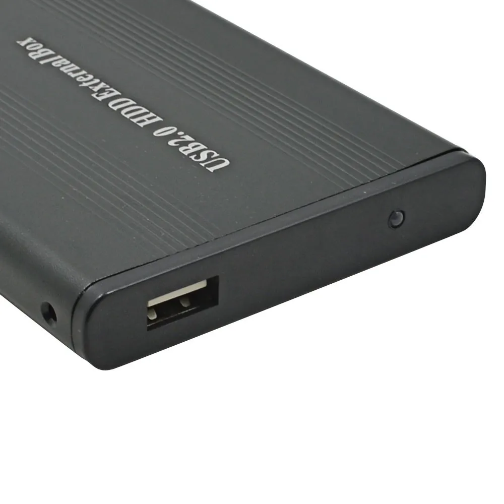 CHIPAL Алюминиевый Внешний USB 2,0 2,5 IDE Корпус контейнер жесткий диск драйвер HDD коробка Apapter для 500GB 1 ТБ SSD DVD Optibay