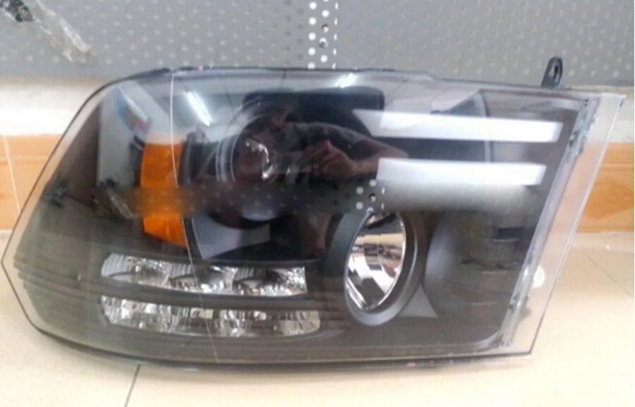 2 шт. Стайлинг для головной лампы Ram 1500 фара 2013 2014 2015 2016 ram задний фонарь Bi-Xenon LED DRL