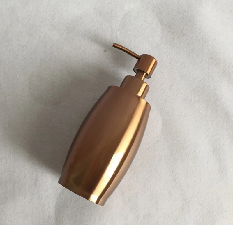 

Kitchen Soap Dispensers Stock 304 stainless steel soap dispenser rose gold hand sanitizer bottle shower Cans