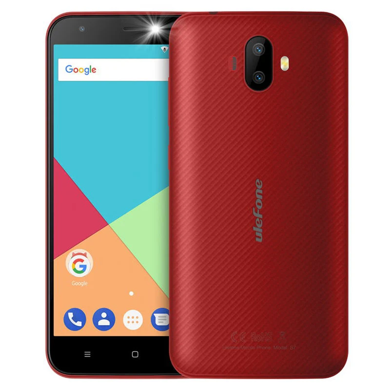 Оригинальный Ulefone S7 Pro сотовый телефон 5 0 &quotэкран 2 Гб ОЗУ 16 ПЗУ MTK6580A
