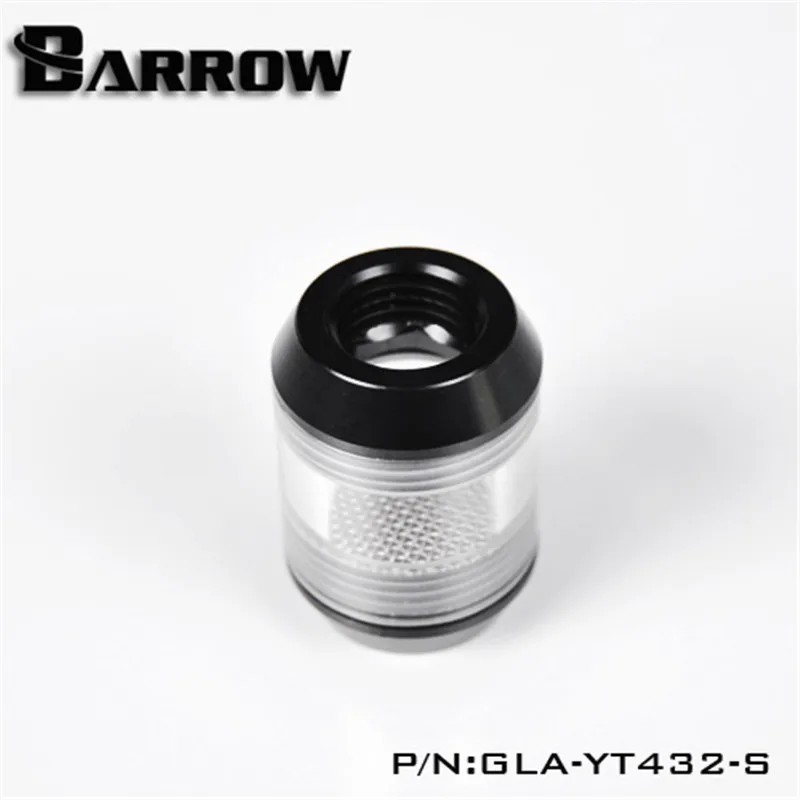 Курган G1/4 ''мини-фильтр(PETG корпус) Двойная Внутренняя резьба водяного охлаждения черный/серебристый/золотой/белый GLA-YT432-S