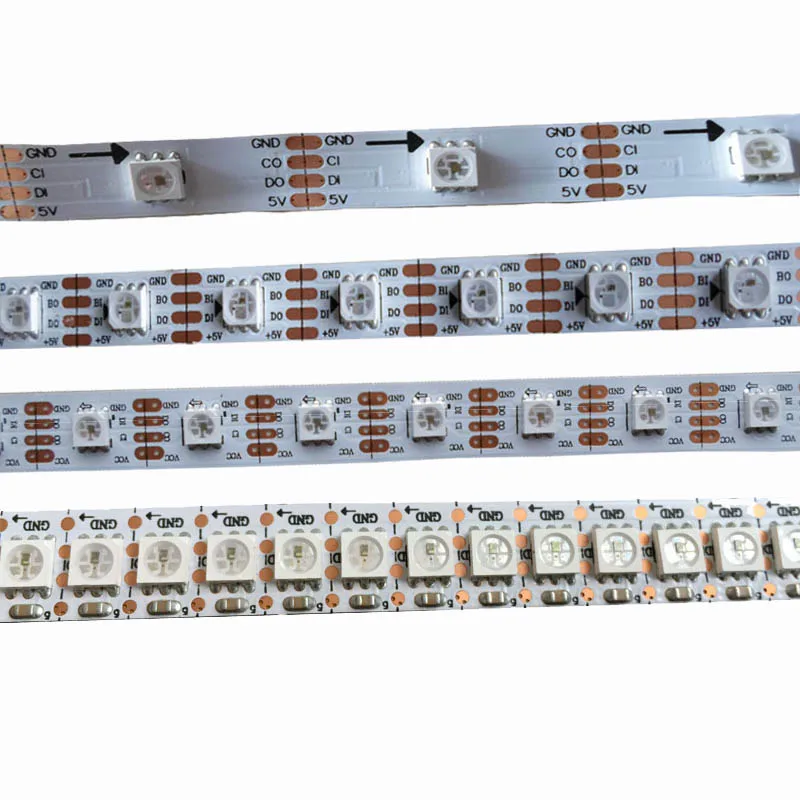 Цифровой светодиодный светильник APA107 5050SMD RGB dream color адресуемый 32/60/72/144