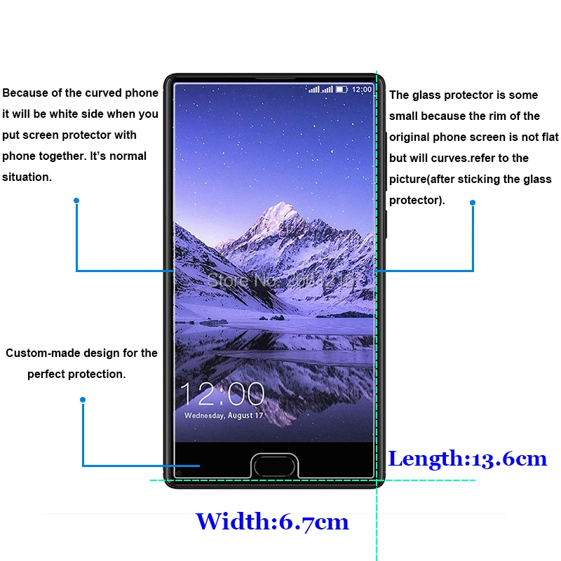 2 шт./лот для Leagoo Kiicaa Mix закаленное стекло 9H 2.5D Премиум Защитная пленка экрана 5