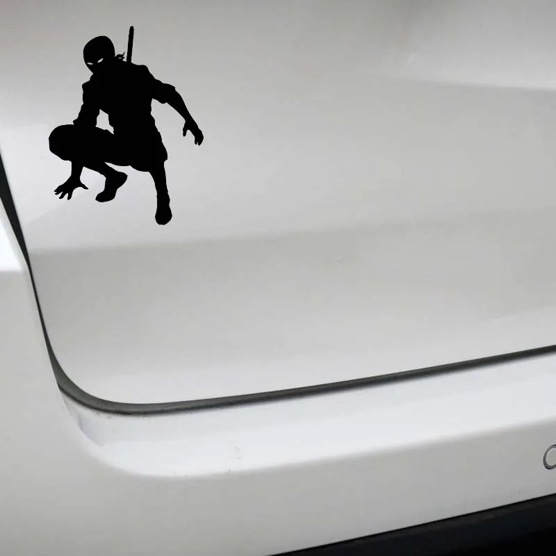 15*12 см Ninja в темноте яркая наклейка воин покрывающая тело солдата автомобильная