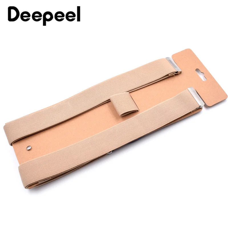 Deepeel, 1 шт., 3,5*120 см, мужские подтяжки, повседневные, 6 зажимов, кнопки, ремень, высокое качество, для взрослых, кнопки, эластичная лента, подтяжки, аксессуары для костюма