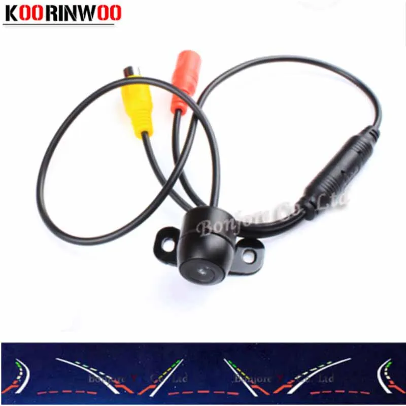 Автомобильная парковочная камера Koorinwoo HD CCD динамическая траектория движущаяся
