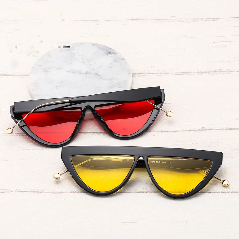 Солнцезащитные очки в стиле ретро кошачий глаз женские роскошные брендовые