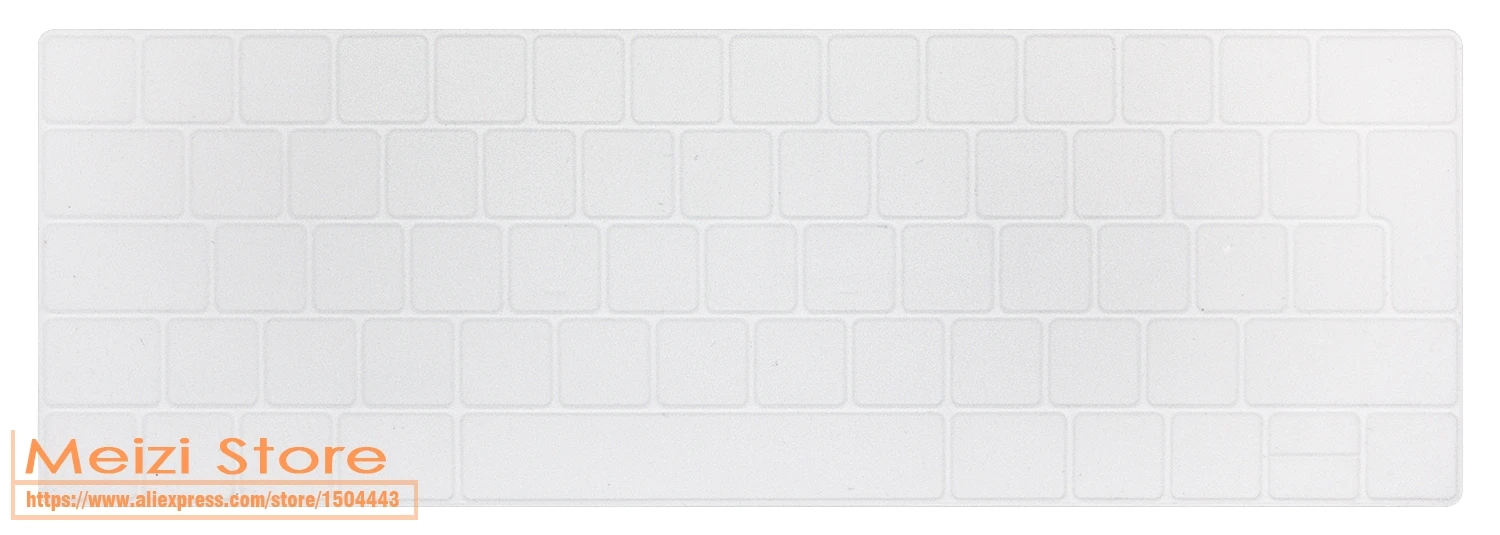 Европейская версия силиконовой клавиатуры для MacBook Pro 1" и Pro 15" // A1989/A1706/A1990/A1707 сенсорная панель