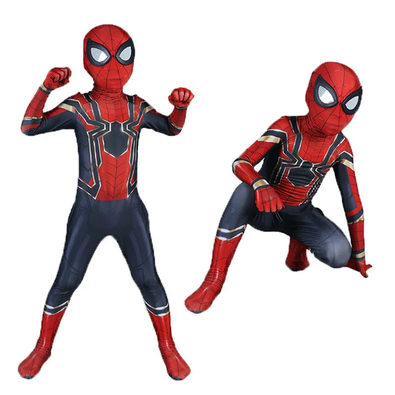 Детский костюм на Хэллоуин Человек паук Железный Паук marvel 3D человек