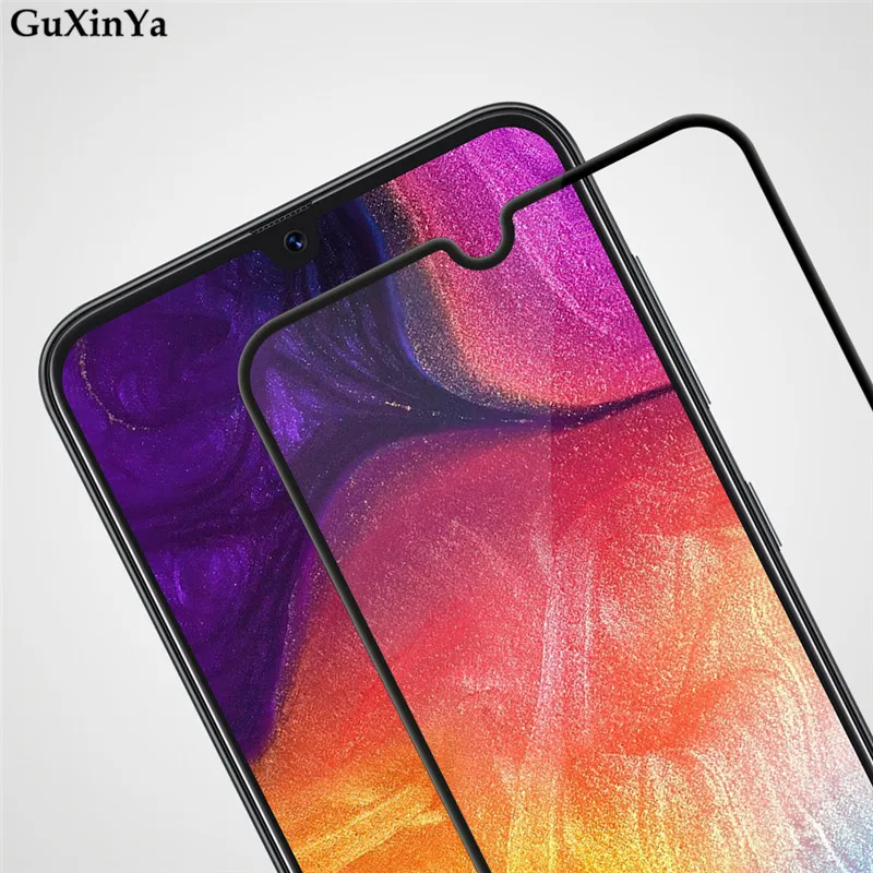 Защитное стекло для экрана Samsung Galaxy A10 закаленное с полным покрытием A105F |