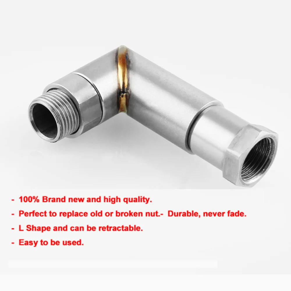 O2 Oxygen Sensor 90 degree Bung Extension Angled Extender Spacer Adapter M18X1.5 | Автомобили и мотоциклы