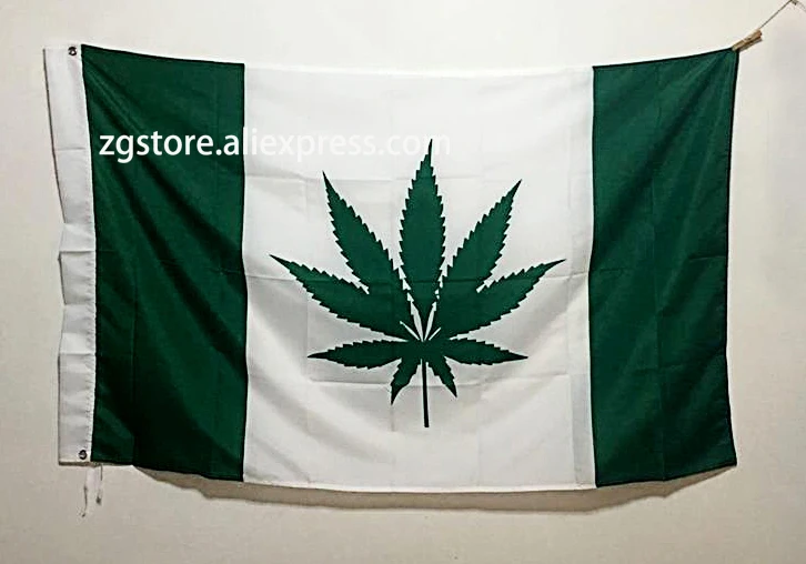 Канада зеленый лист флаг 3X5FT 150X90CM баннер латунные металлические отверстия|Флаги