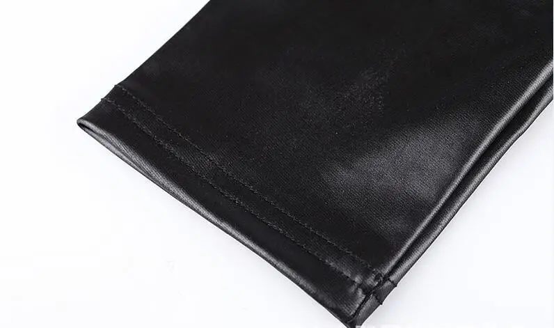 Женское Короткое платье из искусственной кожи с длинным рукавом|vestidos f|faux leather