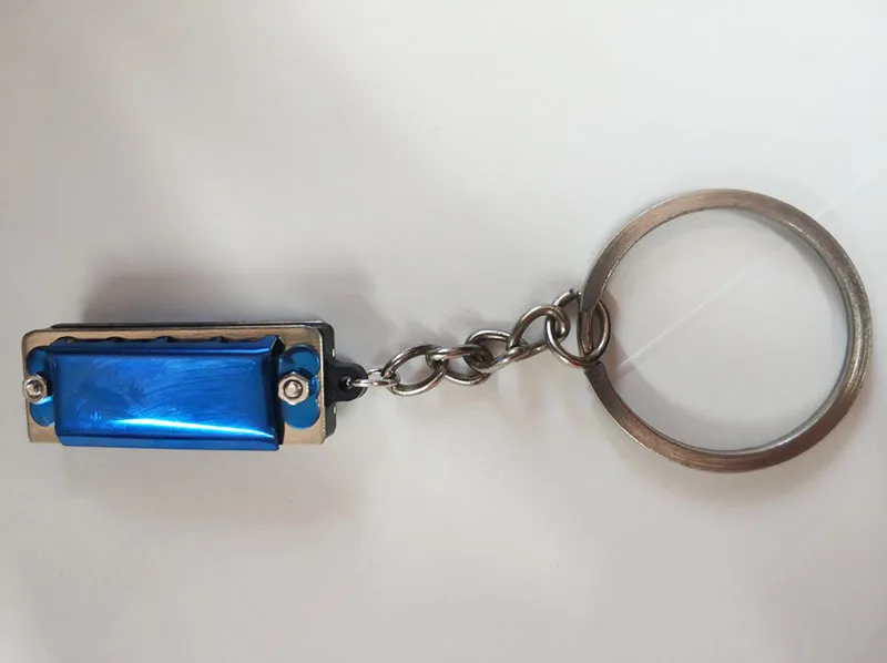 Keychain 50 шт персонализированные мини-гармоники ожерелье индивидуальные брелки с логотипом Дети День рождения вечеринка пользу брелок Музыкальные инструменты - Цвет: Keychain