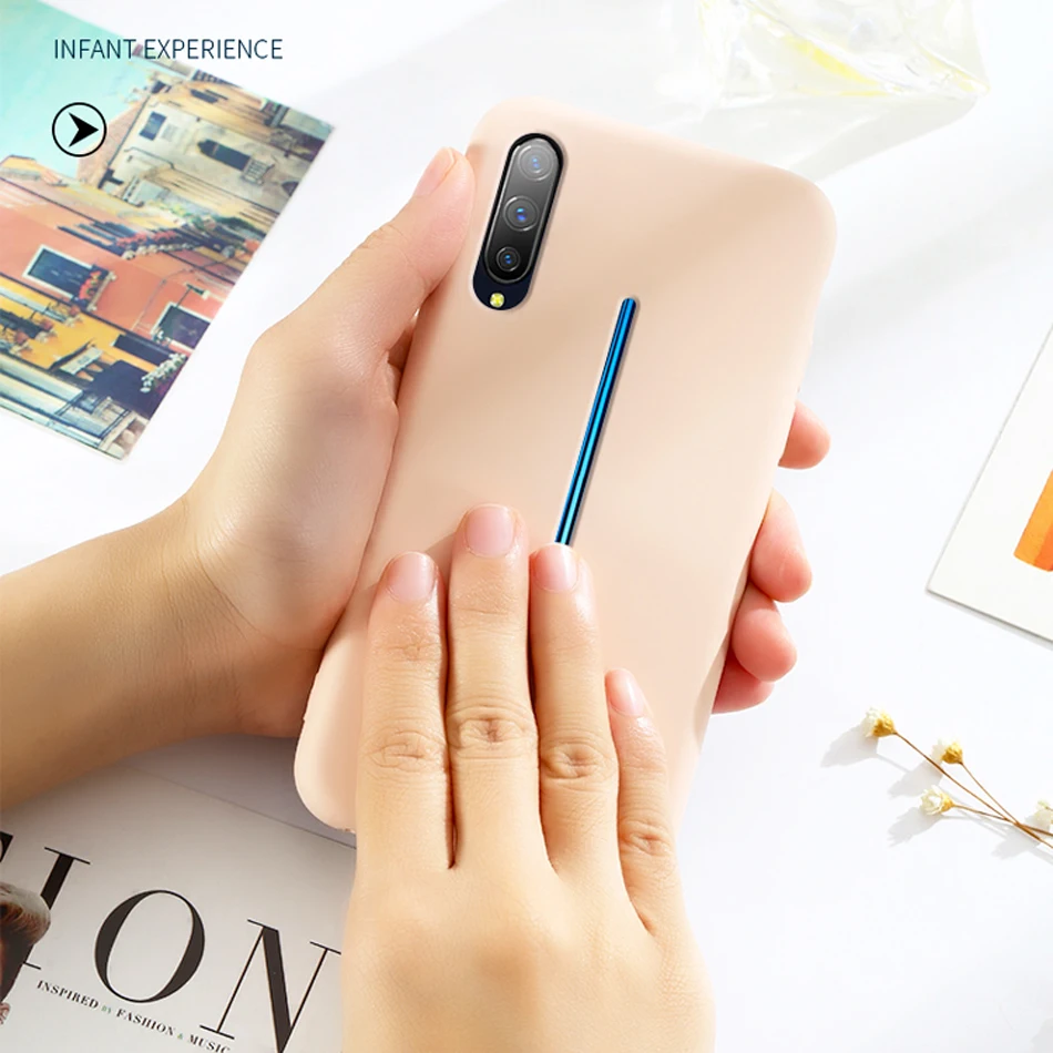 Оригинальный чехол для телефона Vivo iQOO жидкий силиконовый защитный бампера |