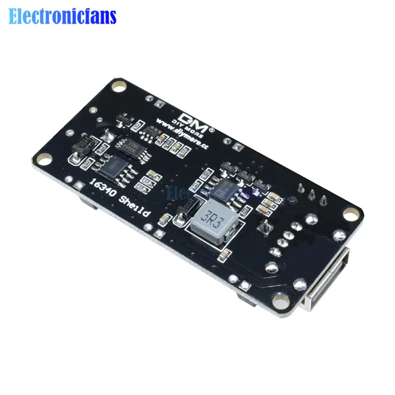 ESP8266 ESP32 Питание Перезаряжаемые Двойной 16340 литий Батарея Зарядное устройство Щит Модуль двойной Выход 3,3 V 5V Для Arduino UNO R3