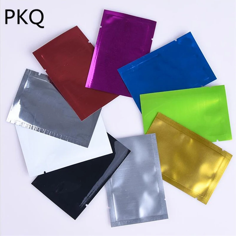 1000 шт мини-сумки с открытым верхом для теплового уплотнения цветная сумка из