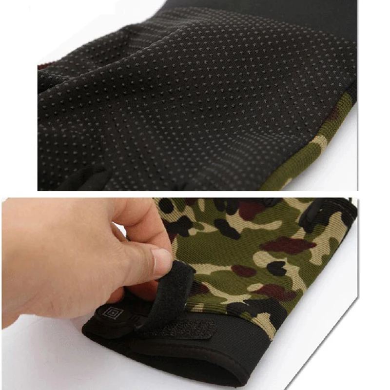 Мужские уличные военные тактические перчатки без пальцев противоскользящие