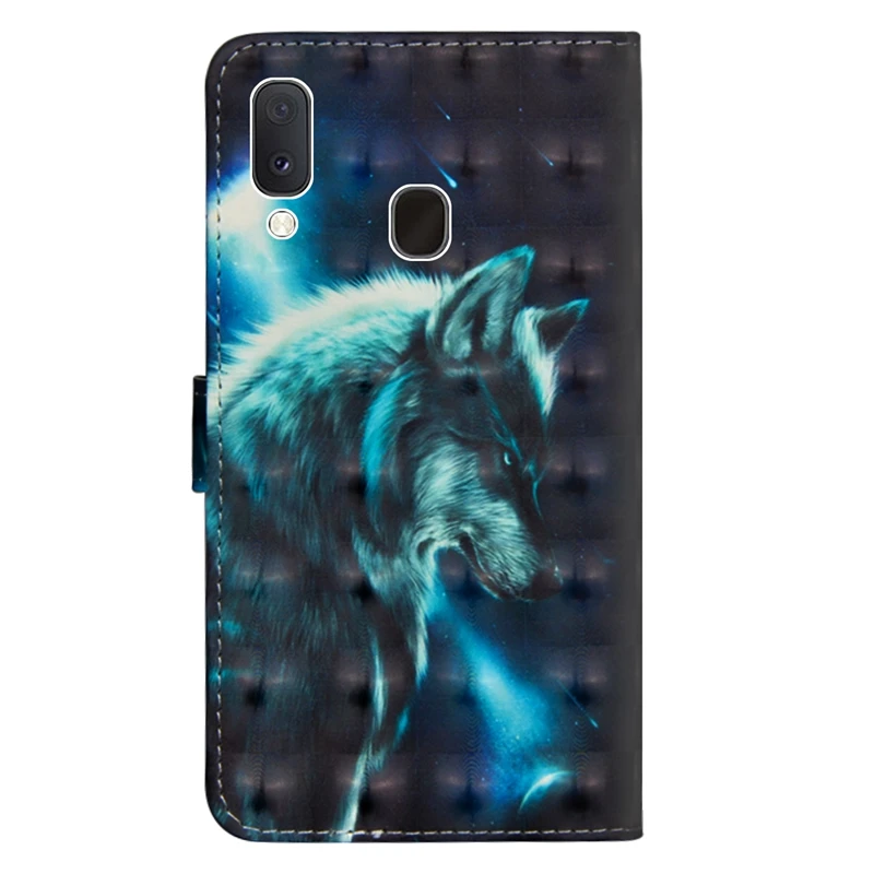 Чехол-книжка с откидывающейся крышкой для samsung Galaxy A20e, кожаный чехол-кошелек с милым котом для телефона samsung A20e, SM-A202F чехол Etui Capinha