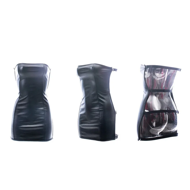 Сексуальный костюм с открытой спиной на ягодицах откровенное платье из