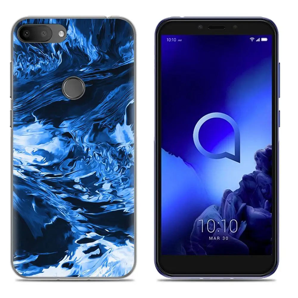 Мягкий чехол для телефона для Alcatel 1S, 5,5 дюйма, Модный узор, ТПУ, силиконовый чехол, цветной, окрашенный, мягкий чехол - Цвет: 10