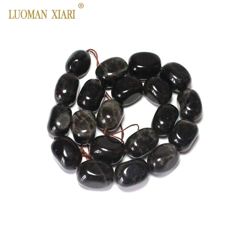 Somky quartz AAA натуральный драгоценный камень розовые кристаллы аметиста уникальные почти овальные формы каменные бусины для самостоятельного изготовления ювелирных изделий браслет, ожерелье 15*20 мм - Цвет: Somky quartz
