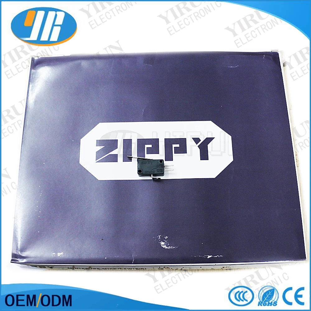 

100pcs/lot High quality ZIPPY Micro Switches three terminals microswitches 3pin micro switche for Arcade Joystick accessories