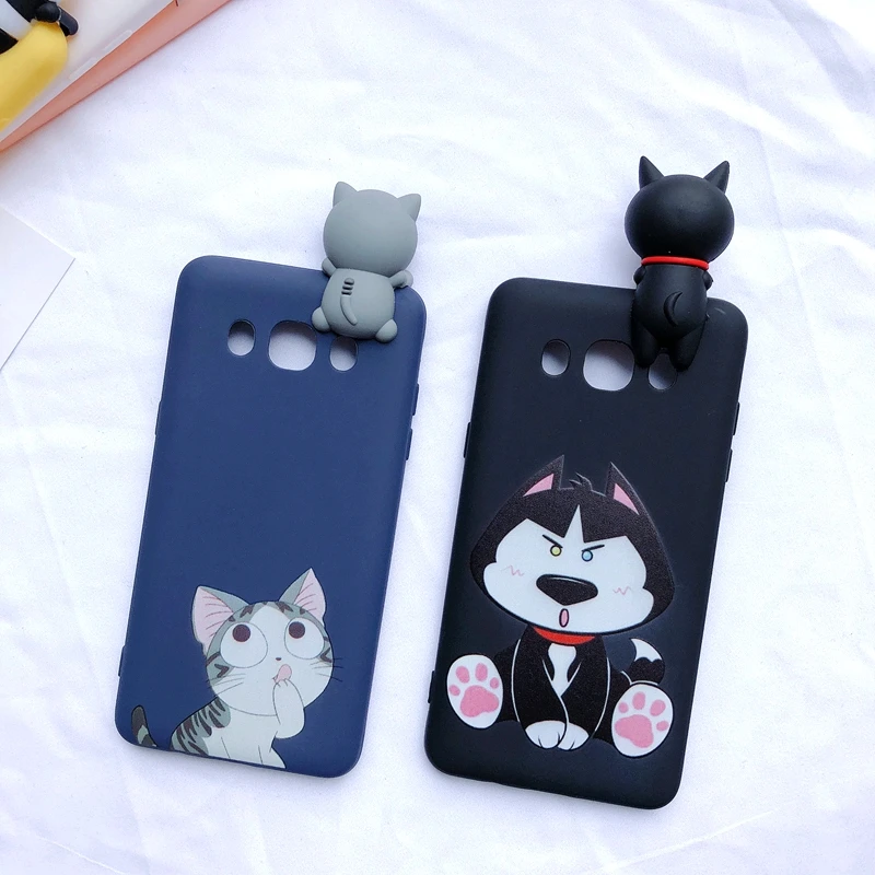 J3 J5 J7 3D чехол на samsung Galaxy J5 чехол Etui кавайный проект "Медвежонок" Единорог "силиконовый чехол для принципиально samsung J3 J5 J7 чехол