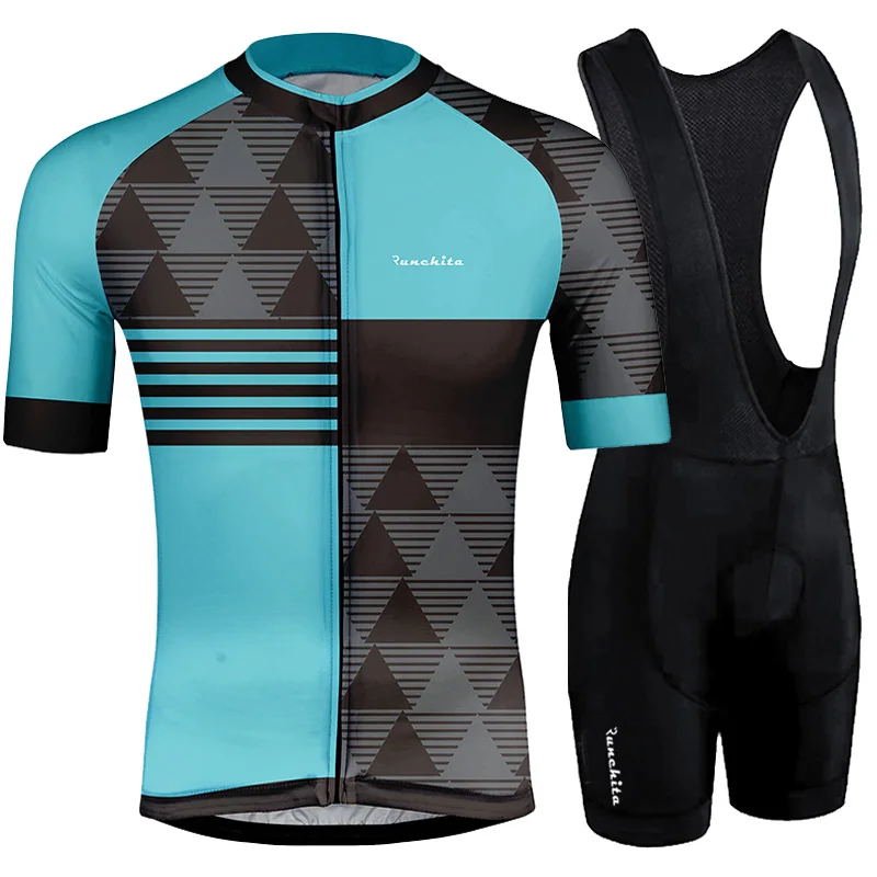 Трикотажные изделия RUNCHITA летний комплект велосипедных трикотажных изделий PRO TEAM