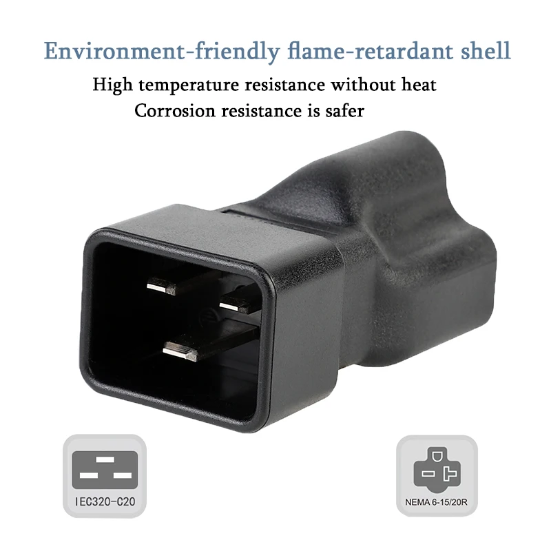 IEC320 C20 FOR 6-15R 20Amp for T Blade AC Cable UPS PDU Nega Plug 6-20R Power Adapter | Электроника