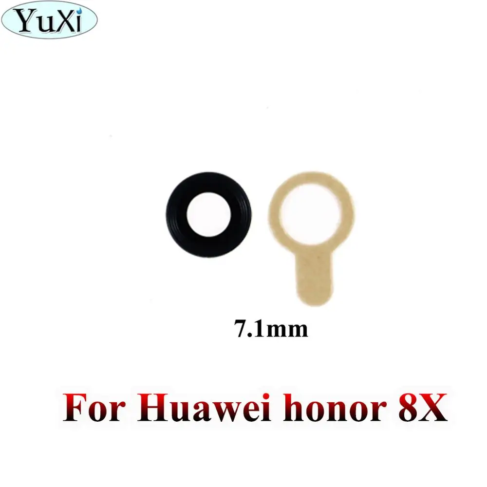 Honor 8X Юйси для huawei Honor 7C 7i 7A 6x 6A 5C 5x 4A 4x 3C 6 V8 V9 8x10 6 Plus играть стеклянный объектив задней камеры с помощью клейкой Стикеры - Цвет: Honor 8X