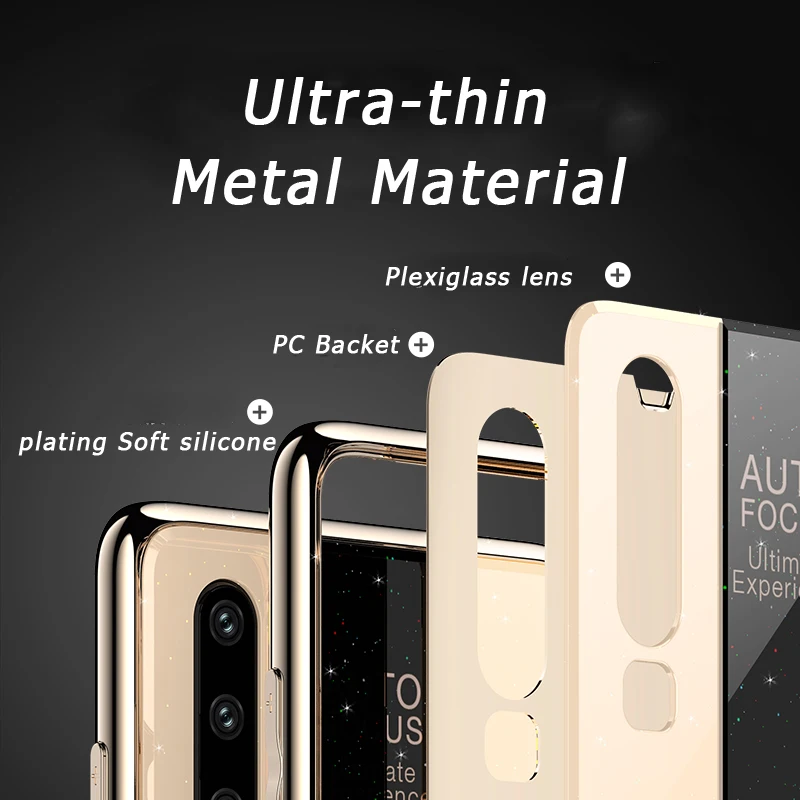 Чехол для Huawei P30 Pro Lite Nova 5 5i 4e Mate 30 Honor 20 20X P20 10 P Smart Plus гальванический бампер из