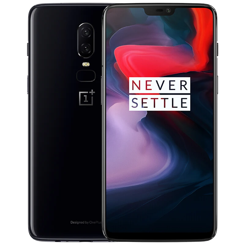 Оригинальный Oneplus 6 смартфон ГБ ОЗУ 64 Гб ПЗУ Восьмиядерный процессор Snapdragon 845