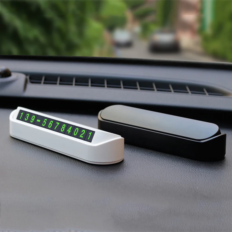 Car Styling Temporary Parking Card Phone Number Plate Telephone Stop Car-styling Auto Accessories | Автомобили и мотоциклы