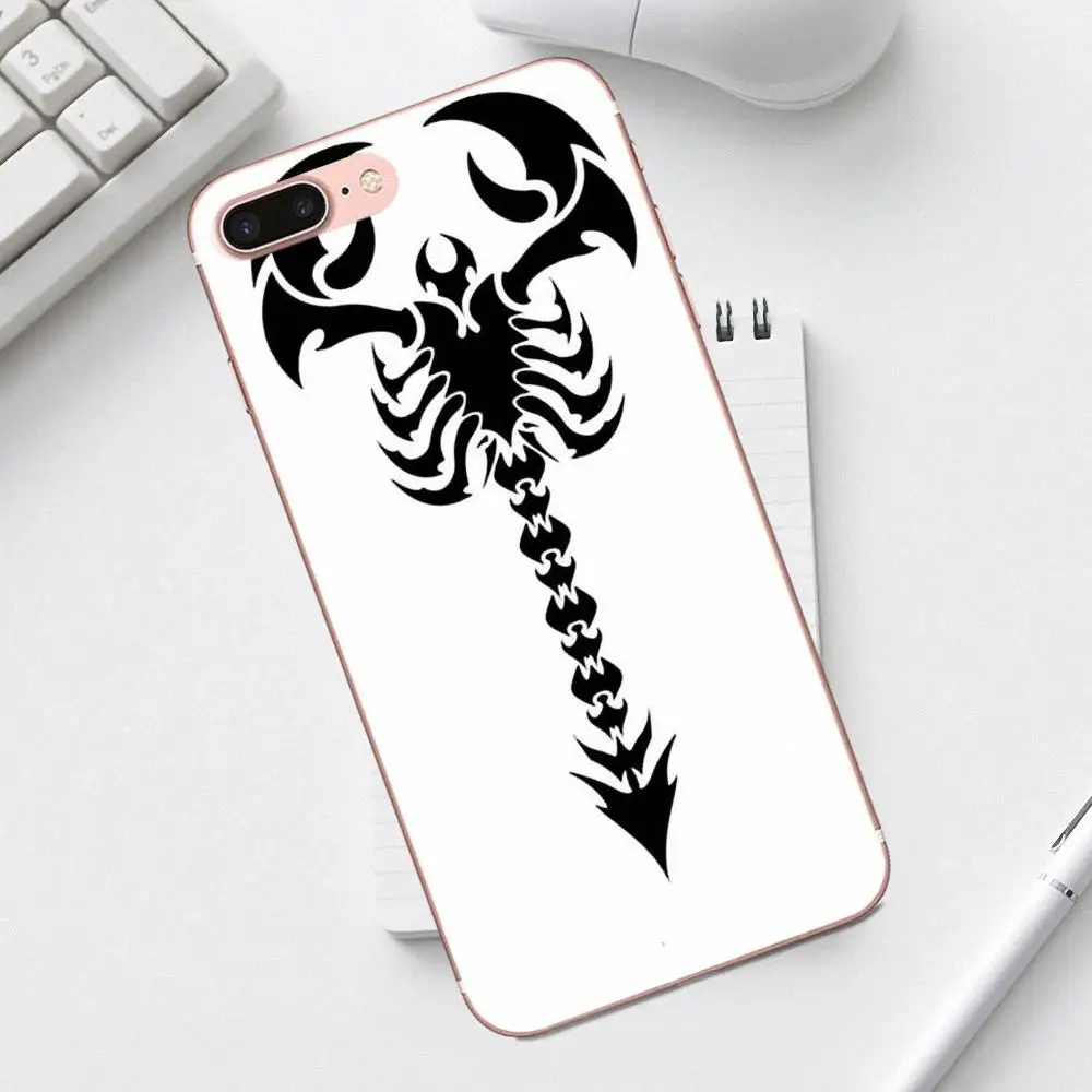 Qdowpz TPU Quinn телефон Скорпион мультфильм для iPhone X XS Max XR 4 4S 5 5C SE 6 6S 7 8 Plus Galaxy A3 A5 J1 J3 J5 J7