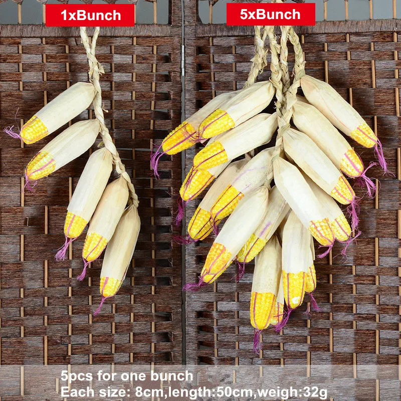 5 Corn Искусственное Моделирование, еда, овощи, рыба, поддельный фрукт из пенопласта, высокое качество, Свадебная вечеринка, Цветочный Декор для дома и сада - Цвет: 5 Corn