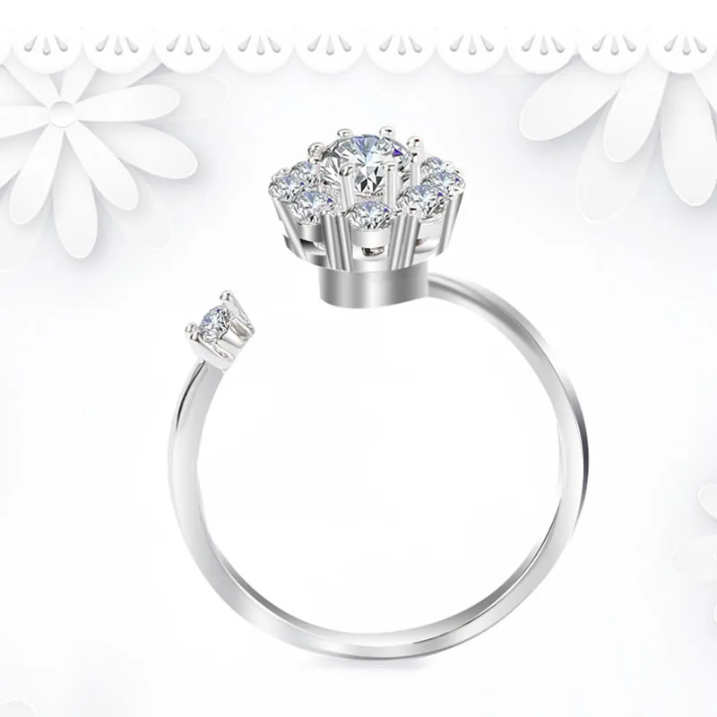 Обручальные кольца с цирконием AAA для женщин Свадебное женское кольцо