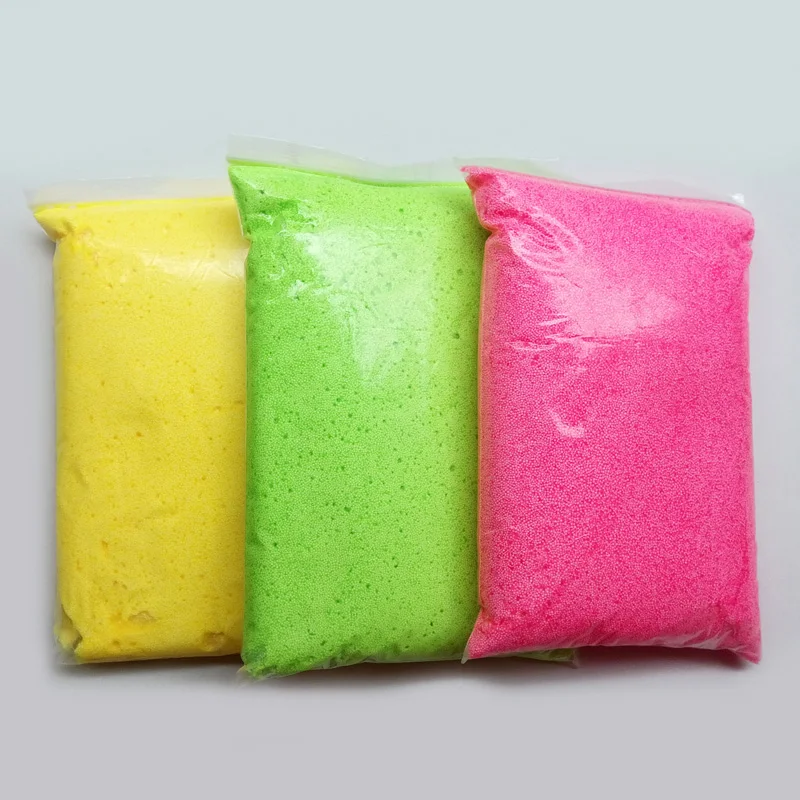 Игровой пенопластовый светильник 500 г/пакет цветная Волшебная глина для