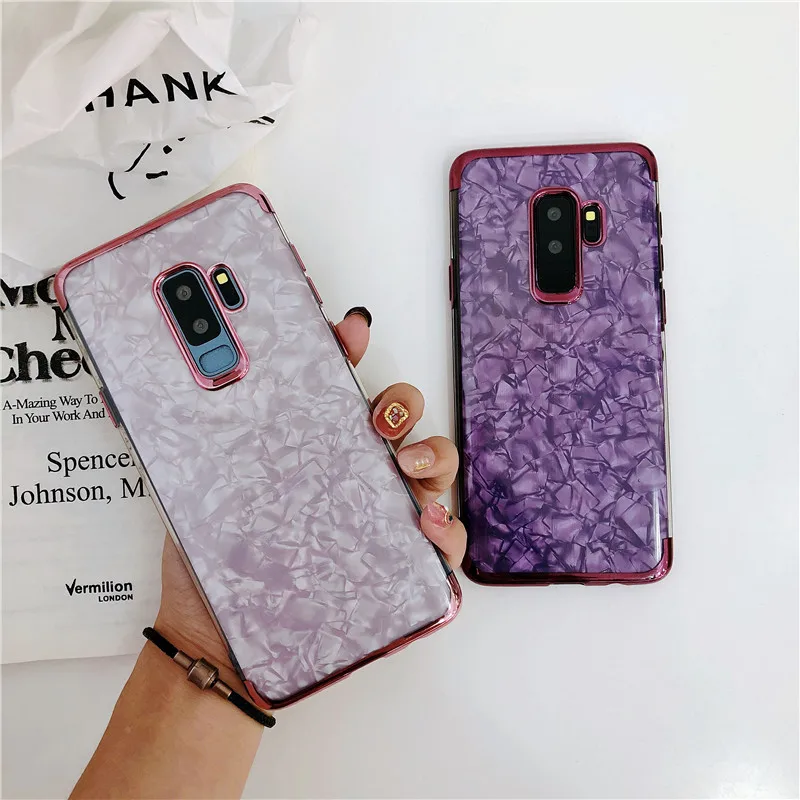 Мрамор чехол на мобильный телефон для samsung Galaxy A6 A5 A7 A8 плюс Bling Мягкий из ТПУ с M10 M20